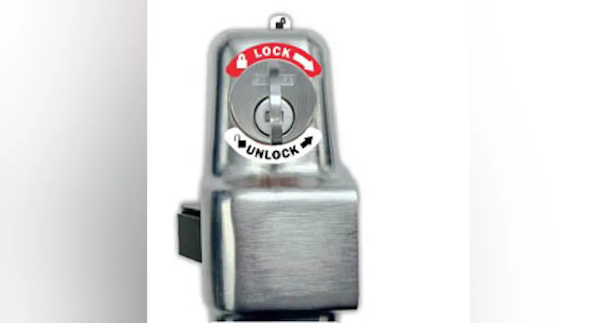 Von Duprin “Locked/Unlocked” Indicator | Locksmith Ledger