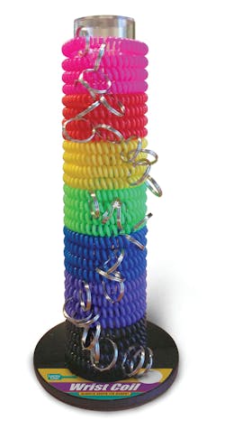 Top-selling wrist coil tower display Top-selling wrist coil tower display