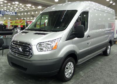 Ford Transit full-sized vehicle.
