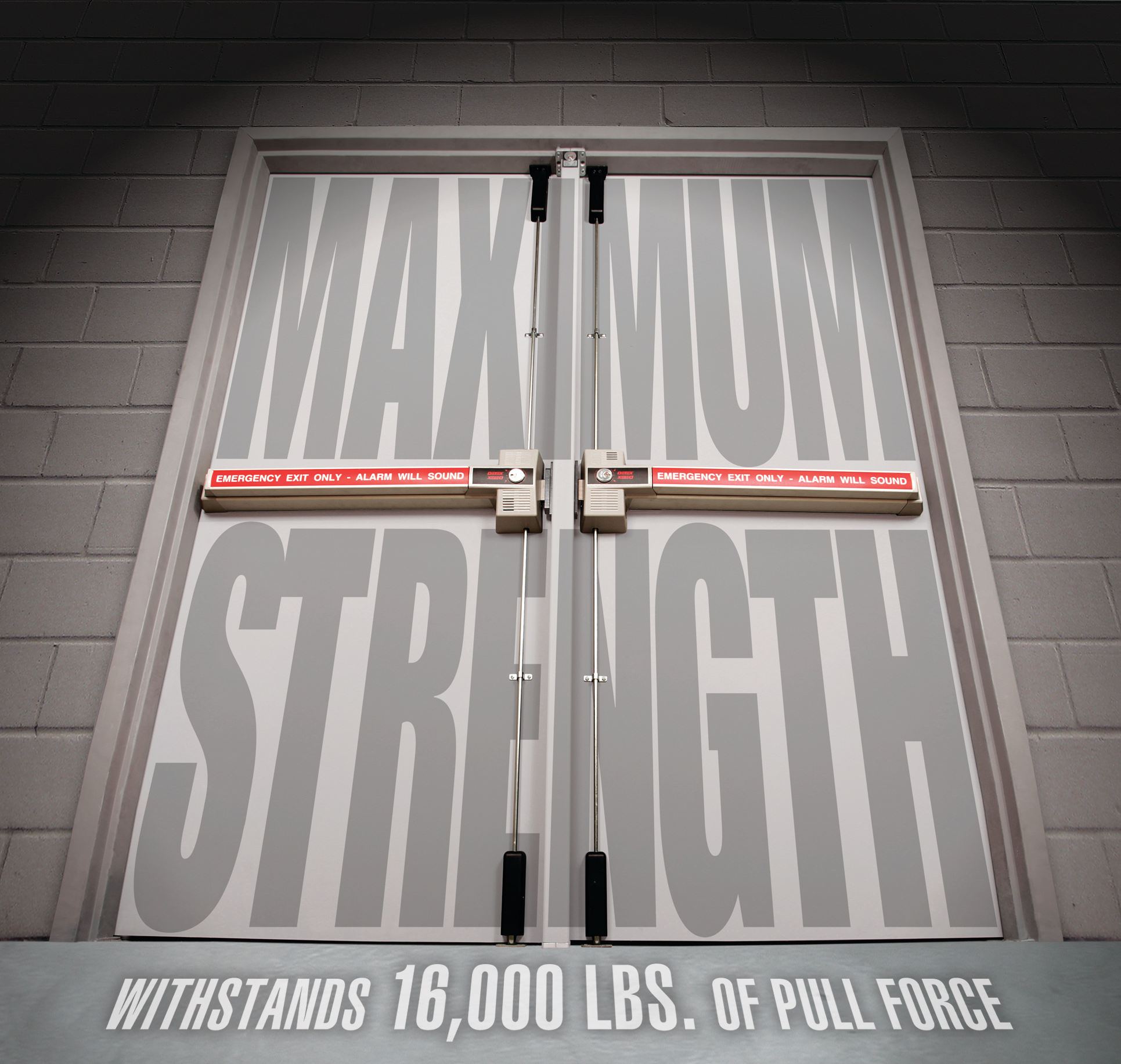 230X Maximum Locking Strength Multi-Point Panic Hardware