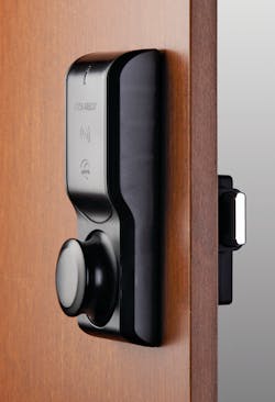 Medeco K100 Aperio Cabinet Lock, Open Door