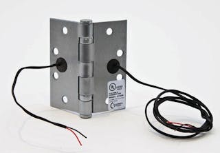 Command Access Electric Hinge with a Four-Foot Lead