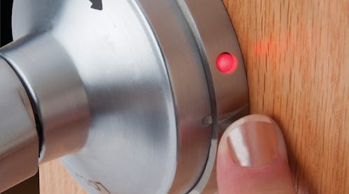 PDQ Red LED indicates the door is secured