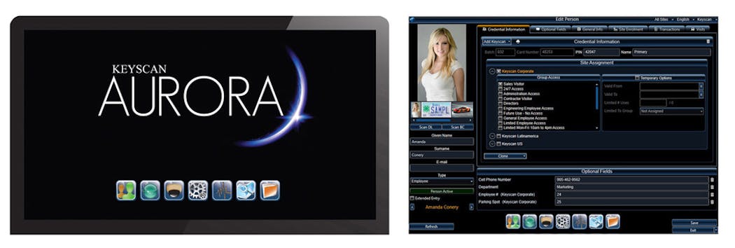 Keyscan Introduces Aurora Access Control Management Software