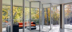 High-end folding doors on a recent residential project High-end folding doors on a recent residential project