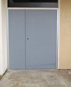Doors Installed Exterior Side