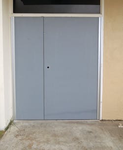 Doors Installed Exterior Side Doors Installed Exterior Side