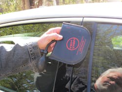 Steve Young opens the 2014 Chevy Impala Steve Young opens the 2014 Chevy Impala