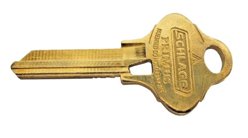 Schlage patented key blank