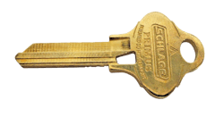 Schlage patented key blank Schlage patented key blank
