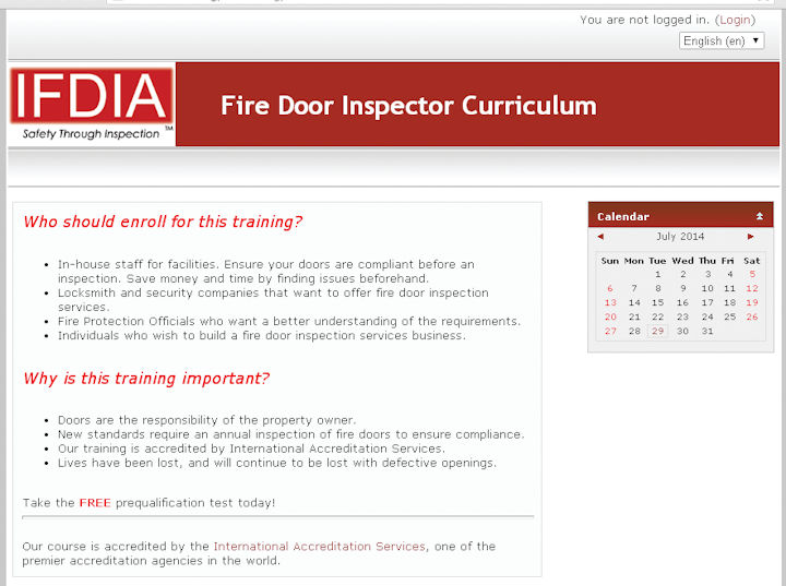 Fdia Launches Swinging Fire Door Inspection Online Course