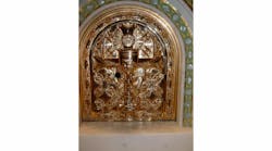 Photo 7. Ornate tabernacle door