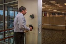 EyeLock scanner in commercial setting EyeLock scanner in commercial setting