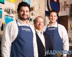 The Saucedo men, David II, David and Maury The Saucedo men, David II, David and Maury