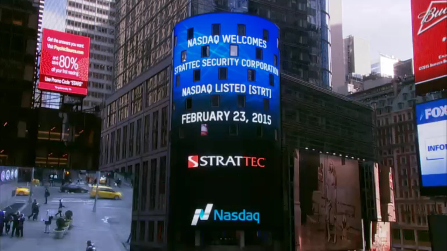 Wall Street welcome sign