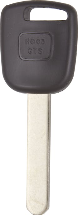 Ilco HO03-GTS chipless key blank Ilco HO03-GTS chipless key blank