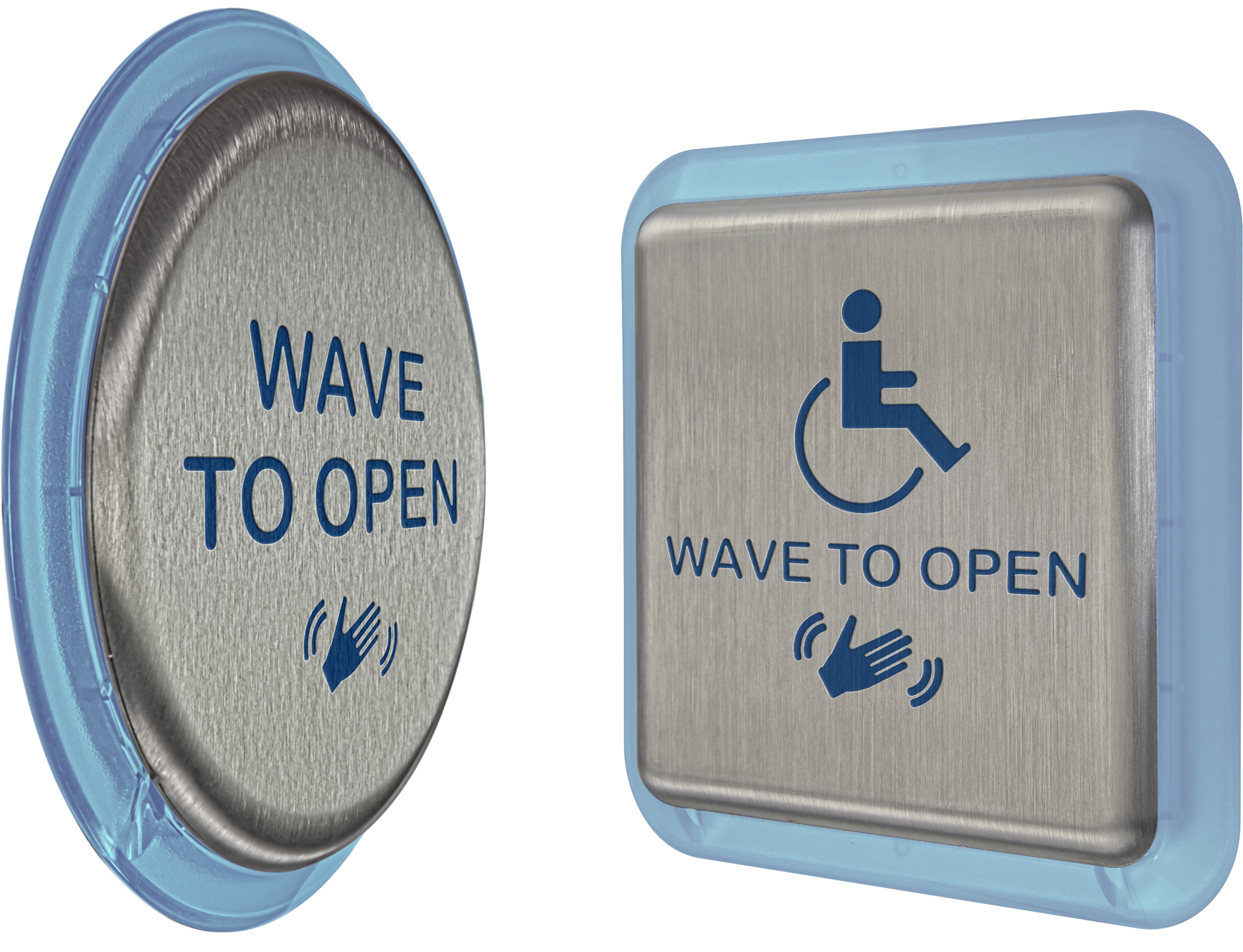 MS21 Touchless Activation Plate uses capacitance technology to detect and trigger activation in automatic doors.