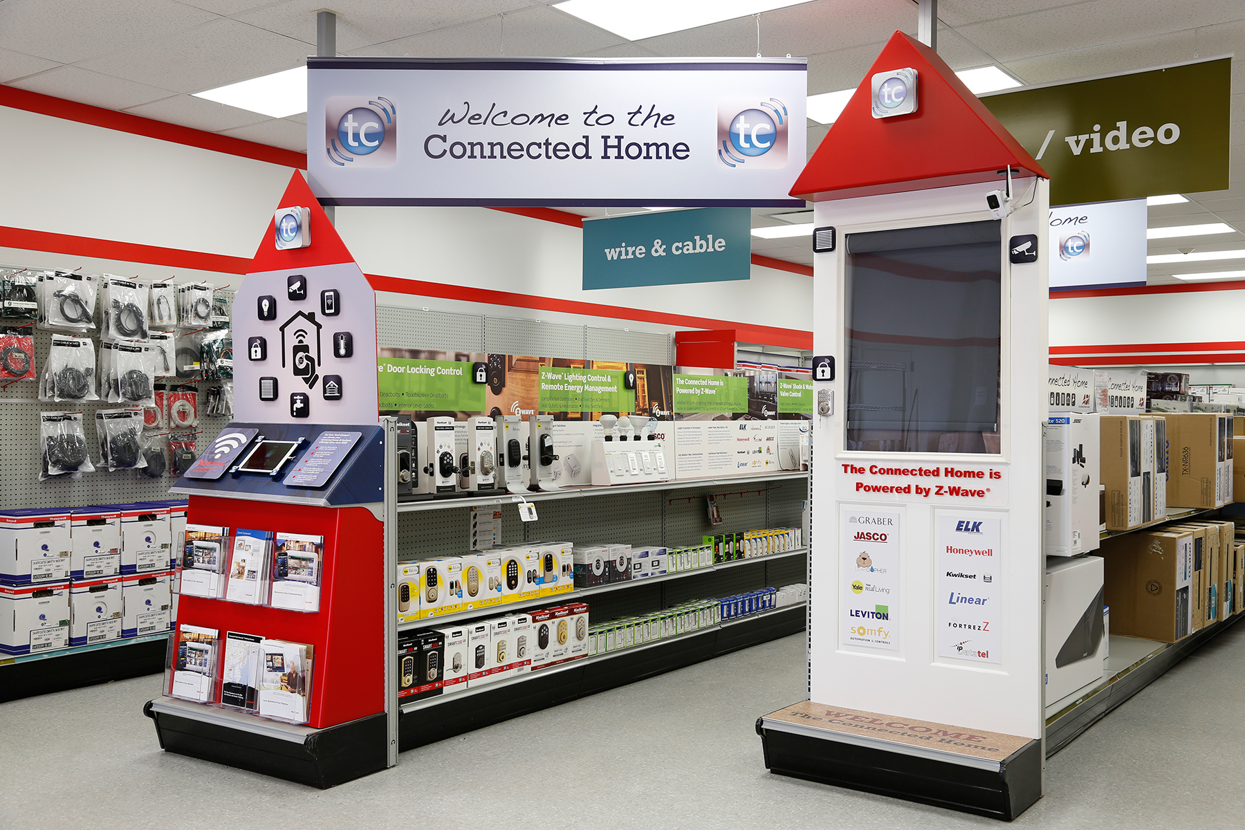 ADI's Connected Home branch display