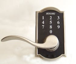 Schlage Touch Camelot Lock with Accent Lever Lock Schlage Touch Camelot Lock with Accent Lever Lock
