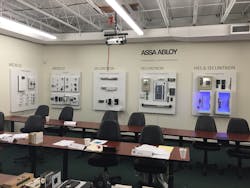 ASSA ABLOY products on display at Aaron Fish Training Center ASSA ABLOY products on display at Aaron Fish Training Center