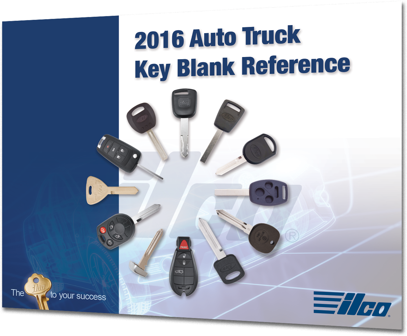 2016 Auto Truck Key Blank Reference
