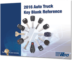 2016 Auto Truck Key Blank Reference