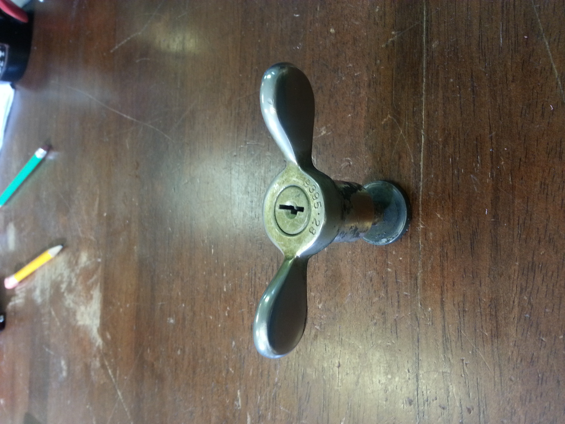 9398.28 printed on face of lock