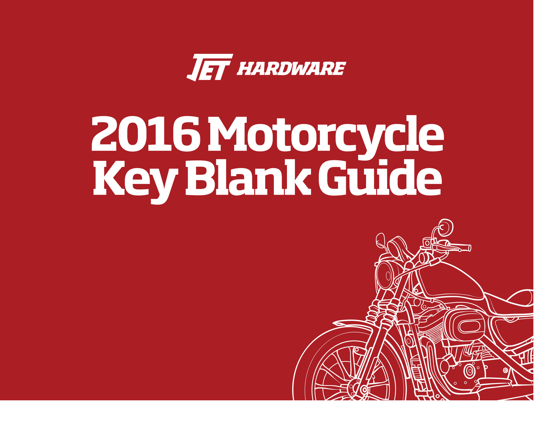 Jet Motorcycle Keys, Guide Locksmith Ledger