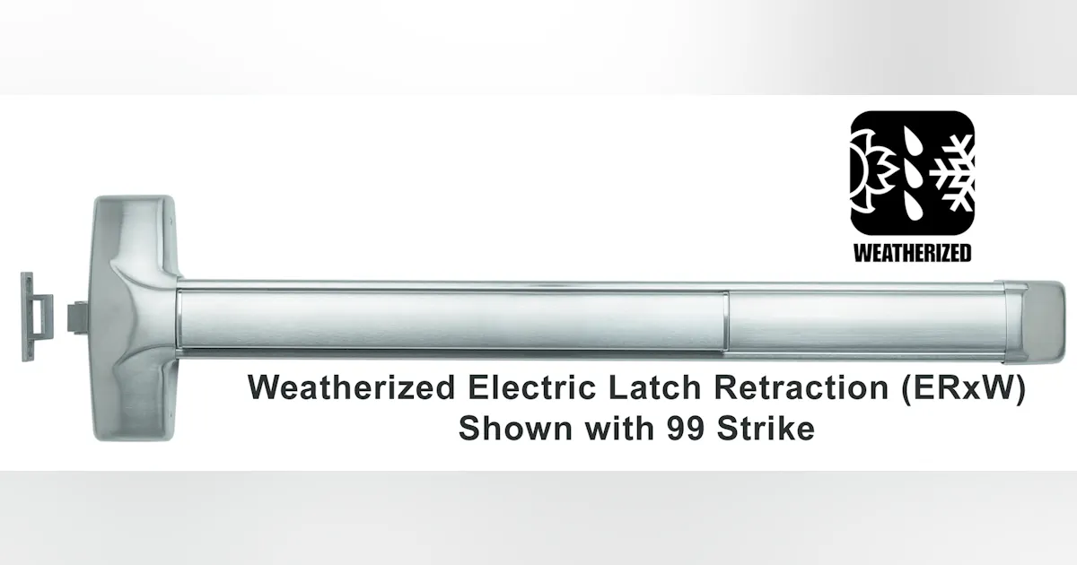 Weatherized Advantex Latch Retraction Exit Device | Locksmith Ledger