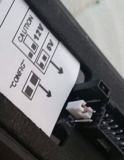 'Config' buttons marked on Essex keypad 'Config' buttons marked on Essex keypad