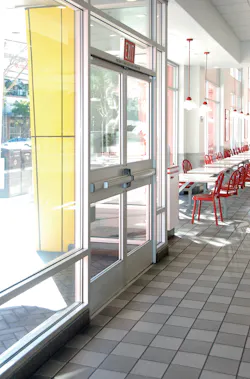 CRL Jackson 20 Series Exit Device in use CRL Jackson 20 Series Exit Device in use