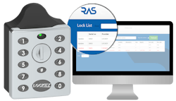 Lockey EC 790 with RAS computer screen Lockey EC 790 with RAS computer screen