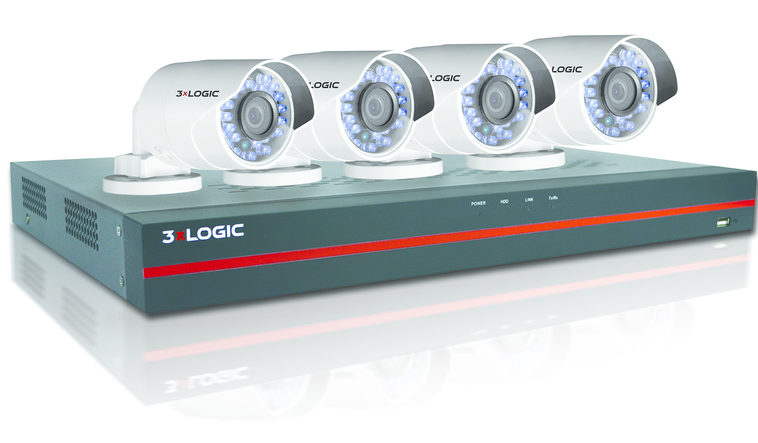 3xLOGIC's four-channel Small Business Kit