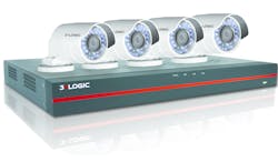 3xLOGIC's four-channel Small Business Kit 3xLOGIC's four-channel Small Business Kit