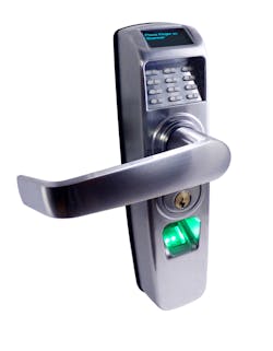 Westinghouse Security's RTS lock, outside view Westinghouse Security's RTS lock, outside view