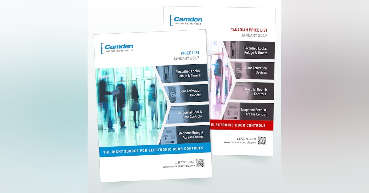 Camden Door Controls' 2017 Catalog Locksmith Ledger