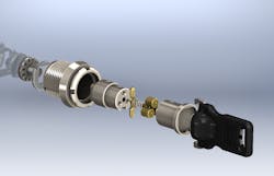 Magnetic Cam Lock, Exploded View Magnetic Cam Lock, Exploded View