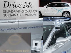 Photo 4. “Autonomous Vehicle” displays Photo 4. “Autonomous Vehicle” displays