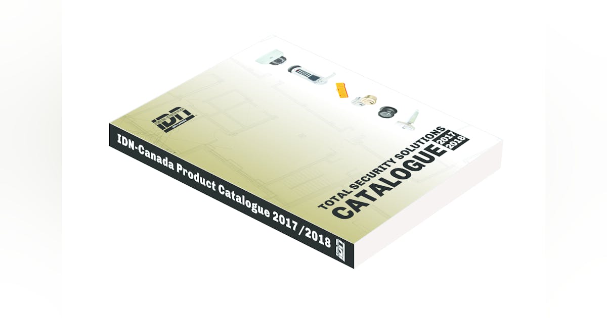 IDNCanada Releases 20172018 Product Catalog Locksmith Ledger