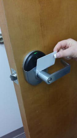 Lock and unlock doors without a second credential to override pre-set schedules Lock and unlock doors without a second credential to override pre-set schedules