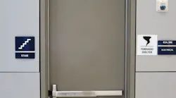 The current model codes do not prohibit electromagnetic locks on doors that are also equipped with panic hardware.