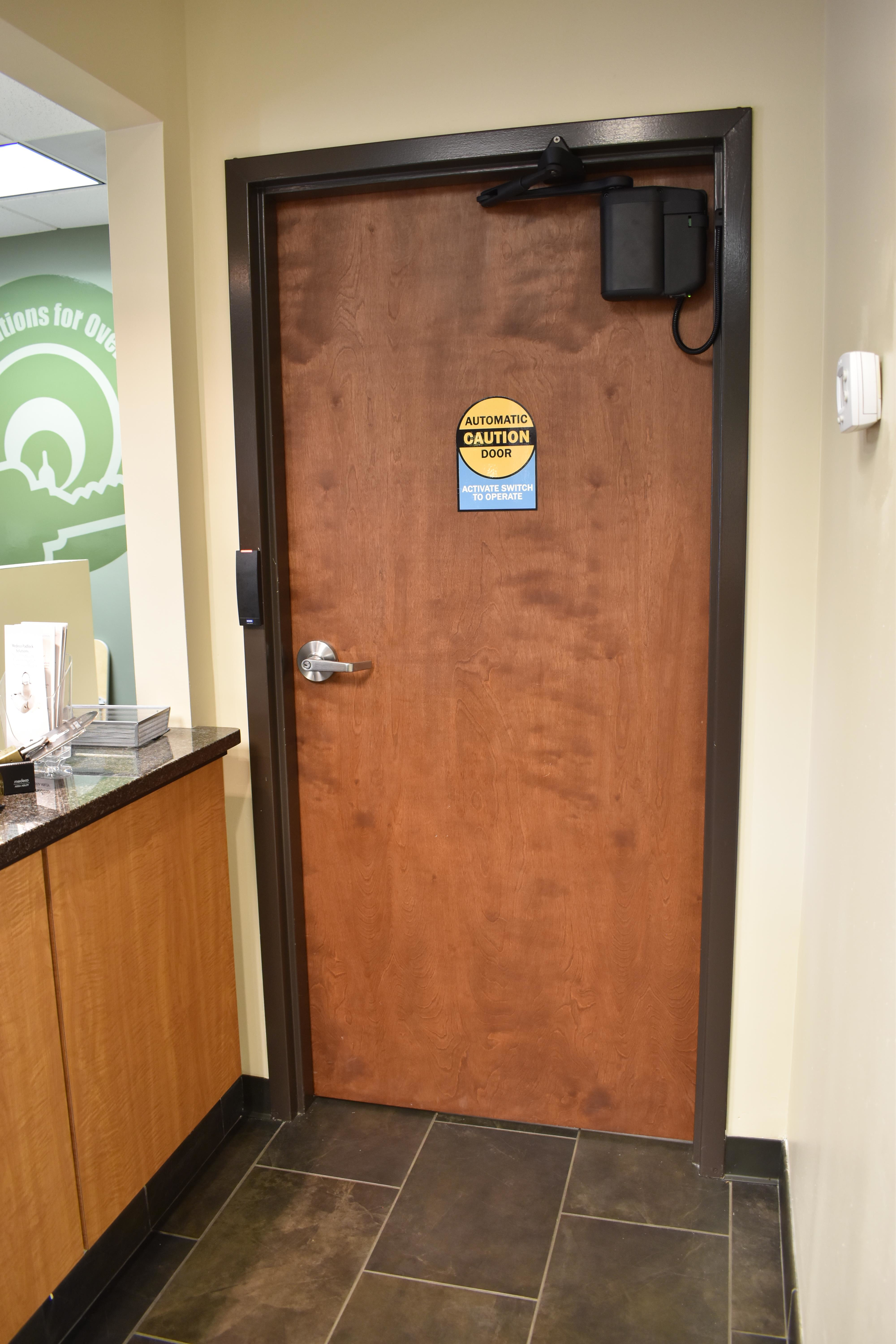 Installed components within the Loc Doc offices