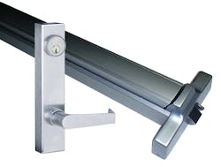 Securitech LEXI retrofits exit devices Securitech LEXI retrofits exit devices