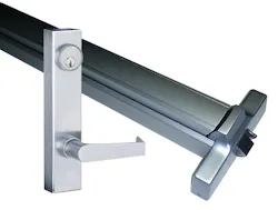 Securitech LEXI retrofits exit devices Securitech LEXI retrofits exit devices