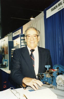 Frank Agius demos the Framon FR2 at a locksmith convention Frank Agius demos the Framon FR2 at a locksmith convention