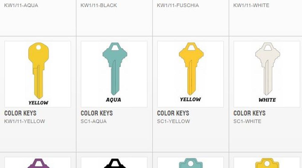 Key blanks, special embossing | Locksmith Ledger