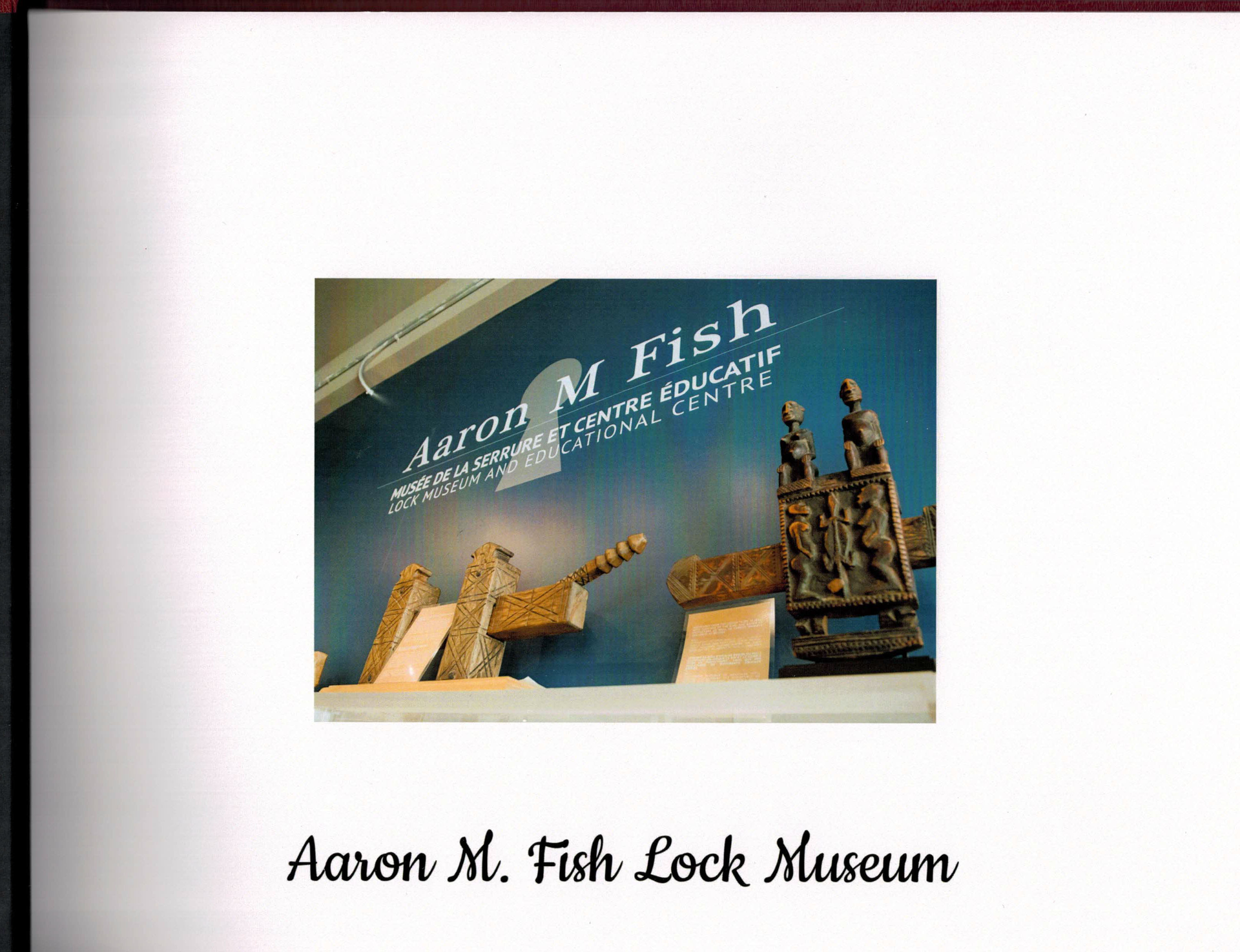 Aaron M. Fish Lock Museum signage