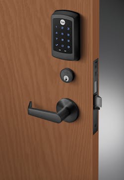 Black Suede finish on Yale nexTouch Black Suede finish on Yale nexTouch