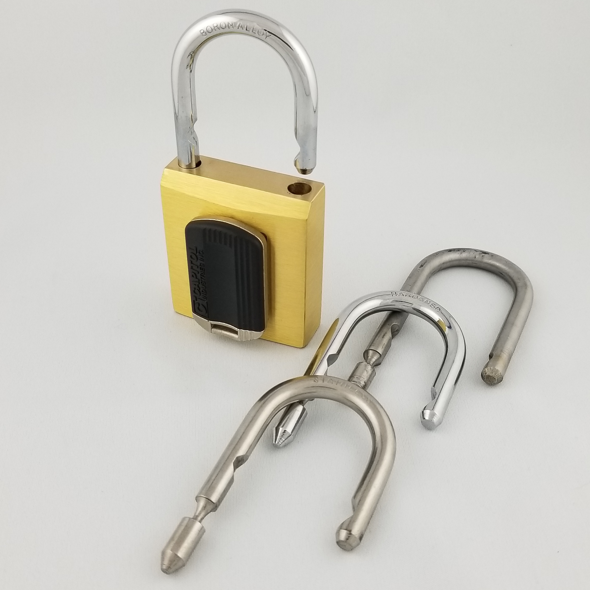 Capitol's interchangeable shackle system