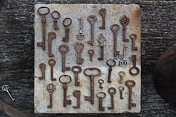 Wooden pin locks date back to 4000 B.C., and the first all-metal warded locks were conceived in the Middle Ages